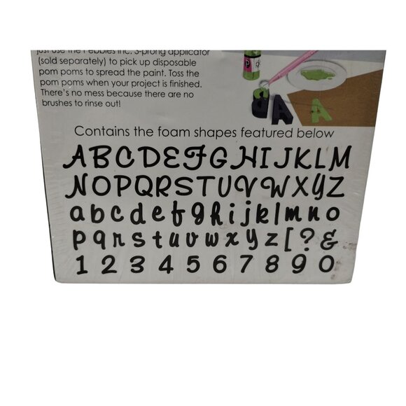 Pebbles Inc BonBon ABC 65 Piece Foam Stamps Stamping Scrapbooking Crafting - Picture 4 of 5
